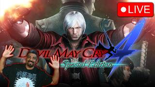 first time trying | Devil May Cry 4 🔴LIVE 🔴