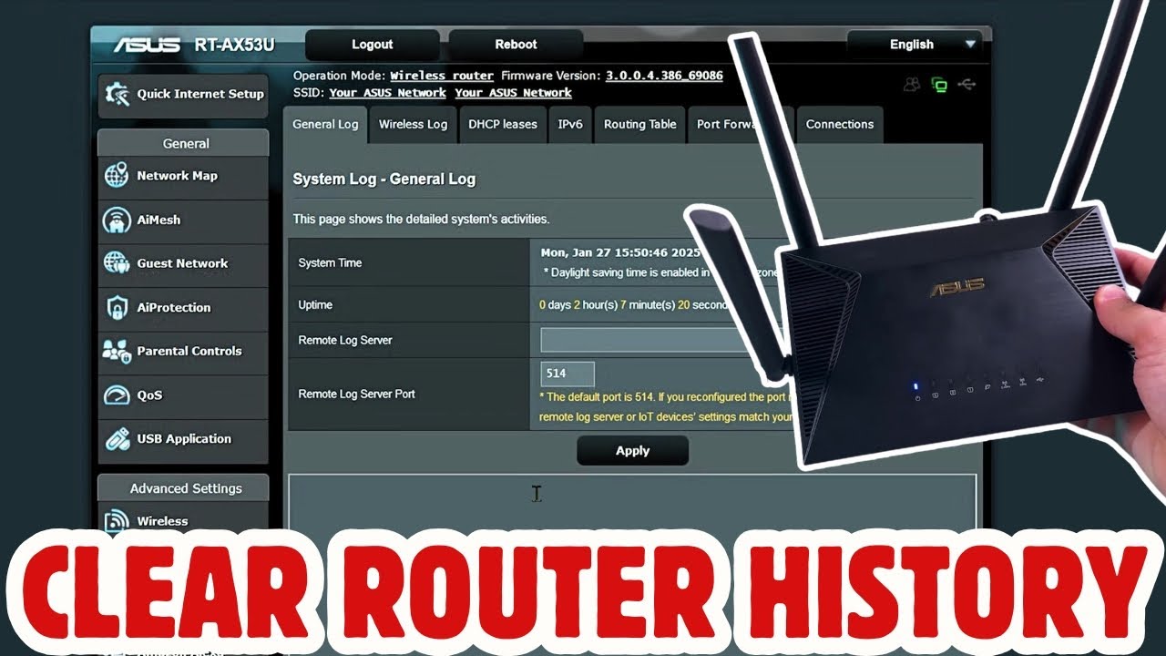 Clean Your Internet Router How to Clean Up Your Asus Router's Memory and Speed Up Your Internet ...