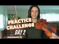The "Bow Highway" and Detache Bow Stroke | Day TWO! | 30 Day Violin Practice Challenge