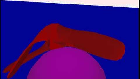 Particle system with out self collision detection