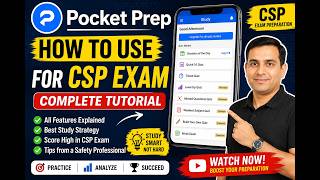 Pocket Prep CSP Tutorial | Complete Beginner's Guide to Pass the BCSP CSP Exam (2026)