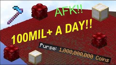 Nether Wart Script Showcase (Hypixel Skyblock)