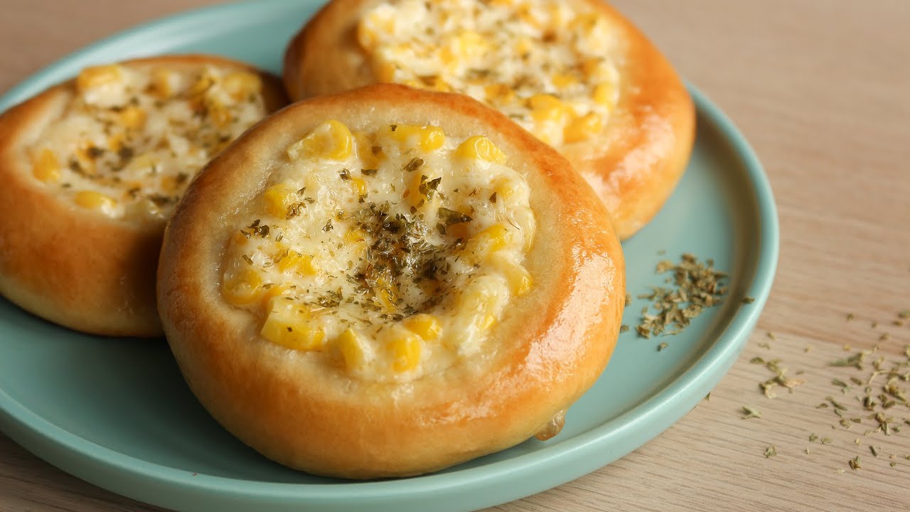 Sweet Corn Mayo Bread Recipe Roti Jagung Mayonais YouTube