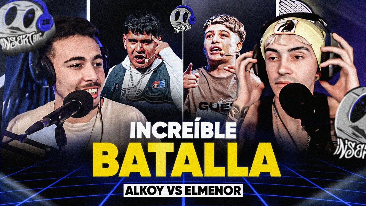 💥ALKOY vs EL MENOR en INSERT BIC🔥🤯NAIKY Y WOLTY REACCIONAN😱