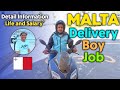 MALTA DELIVERY BOY JOBS | HOW TO FIND MALTA DELIVERY BOY JOBS  FROM INDIA | MALTA DELIVERY BOY JOBS