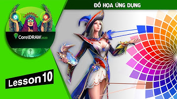 CorelDRAW | Lesson 10 | Công cụ tô mầu thông minh | Lấy mẫu mầu | Smart fill | Color eyedropper