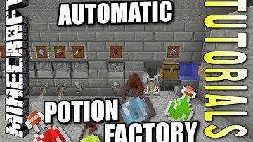 Minecraft Bedrock - POTION FACTORY - AUTOMATIC 🧪[ Tutorial ] MCPE / Xbox / Switch / Windows 10