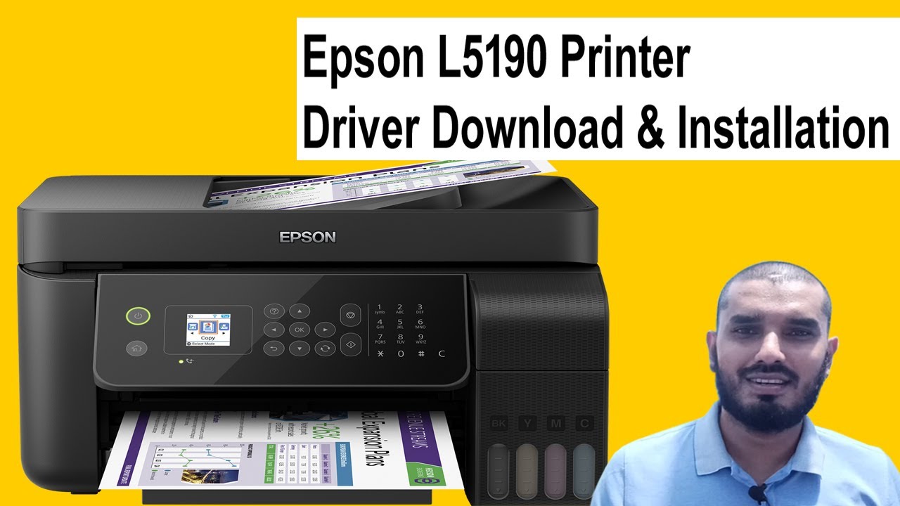 Epson L5190 Printer Driver Download and Installation Windows10 YouTube