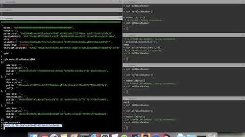 End-to-end demonstration of Cypherium blockchain