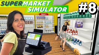 Tem MUITA GENTE nesse Mercado!! | Supermarket Simulator #8