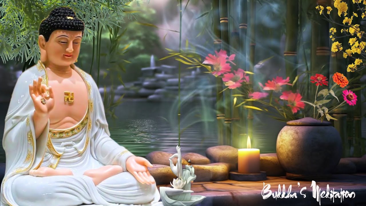 Buddha's Flute : Peaceful Bamboo Garden Healing | Music for Meditation ...