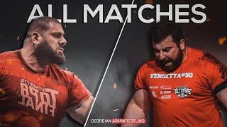 Levan Saginashvili vs Genadi Kvikvinia - All Matches - 2015-2018