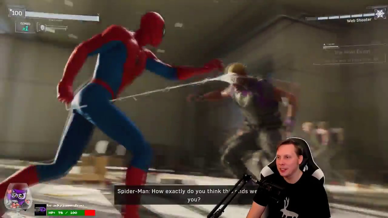 Marvel's Spider-Man 100% | Pt I | Twitch Broadcast Replay | Blind