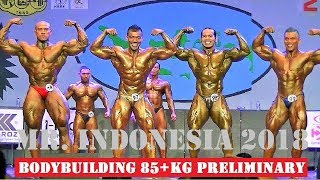 #IGEDZ, HARLY TAWAS, ROY JODI, WILLY - #MrIndonesia 2018 - #Bodybuilding85KG Up Preliminary part 04