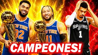 KNICKS CAMPEÓN DE LA NBA! BRUNSON MVP DE LAS FINALES. SPURS HUNDIDOS