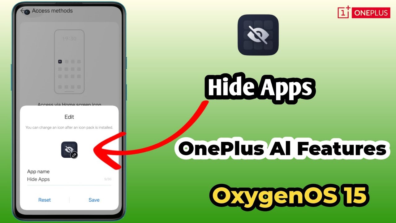 OnePlus 11 Hide apps icon on Home Screen | OxygenOS 15 New Features | OnePlus Al Features