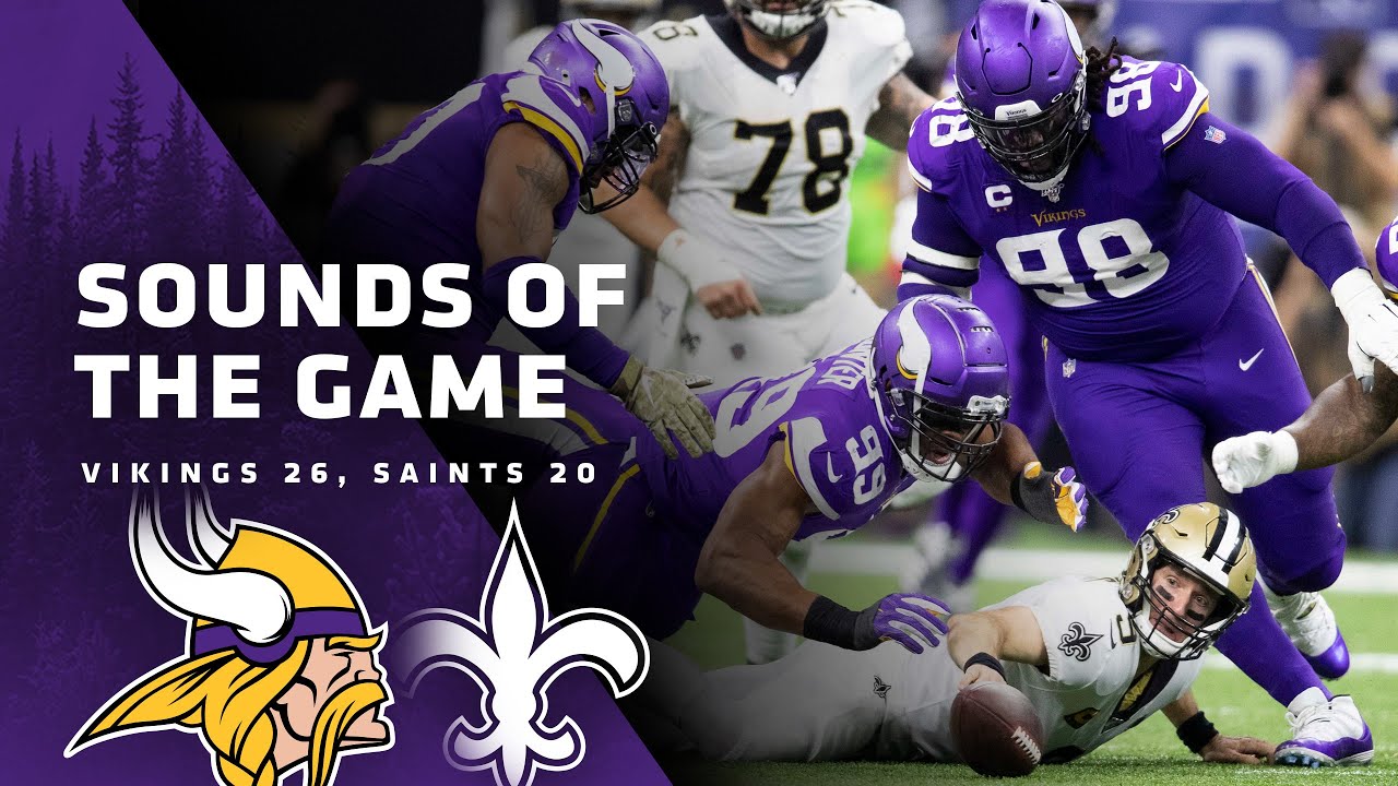 vikings saints game channel