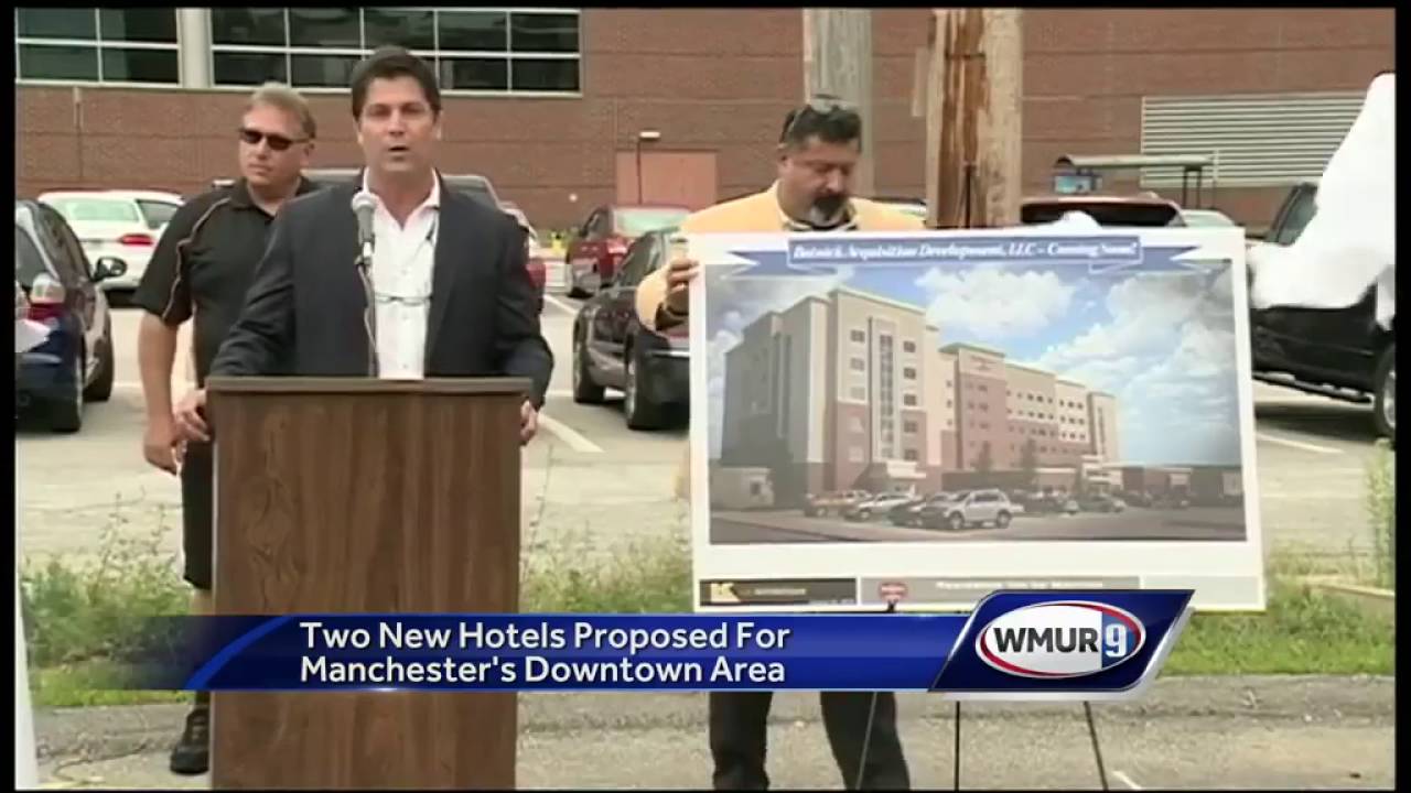 Manchester planning board reveiws plans for two new hotels downtown
