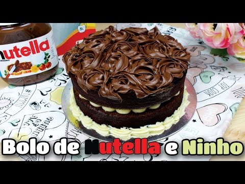 Vídeo: Bolo De Nutella