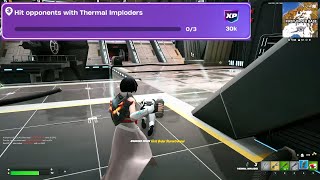 Hit opponents with Thermal Imploders Fortnite Galactic Battle