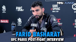 Farid Basharat Embraces Pressure of Unbeaten Record, Has Much More to Show | UFC Paris
