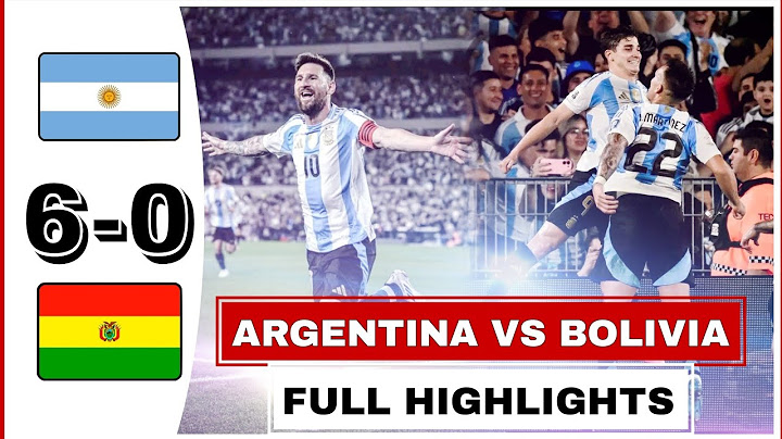 Argentina VS Bolivia 6-0 match highlights  | Messi Hat trick | 2026 FIfa Worldcup Qualifiers