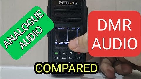 RERS/MD380 - DMR or FM Analogue  How it sounds!