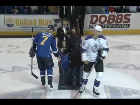 Palin Drops Puck At Blues Game 10/24/08