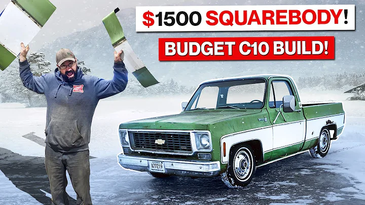Squarebody Shortbed ON THE CHEAP! C10 Transformation in a WEEK!
