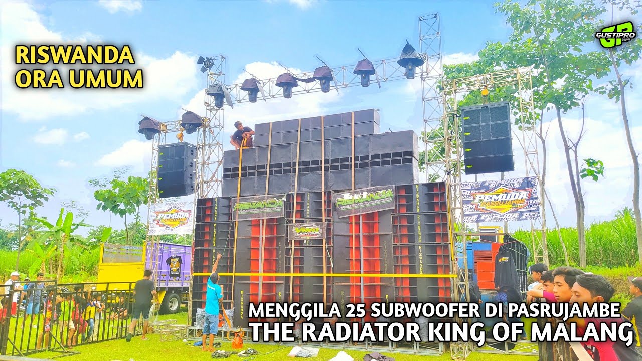 Ceksound Riswanda ora umum 25 subwoofer di pasrujambe Lumajang