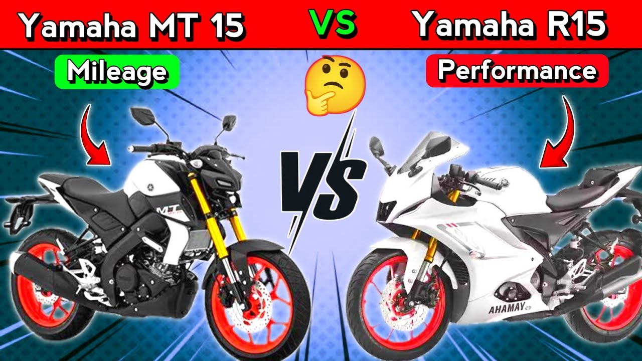Yamaha MT 15 vs R15 2025 Full Comparison | Rider By SKF - YouTube