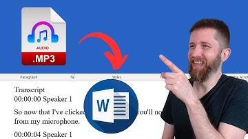 How to Instantly Transcribe AUDIO to TEXT in Word