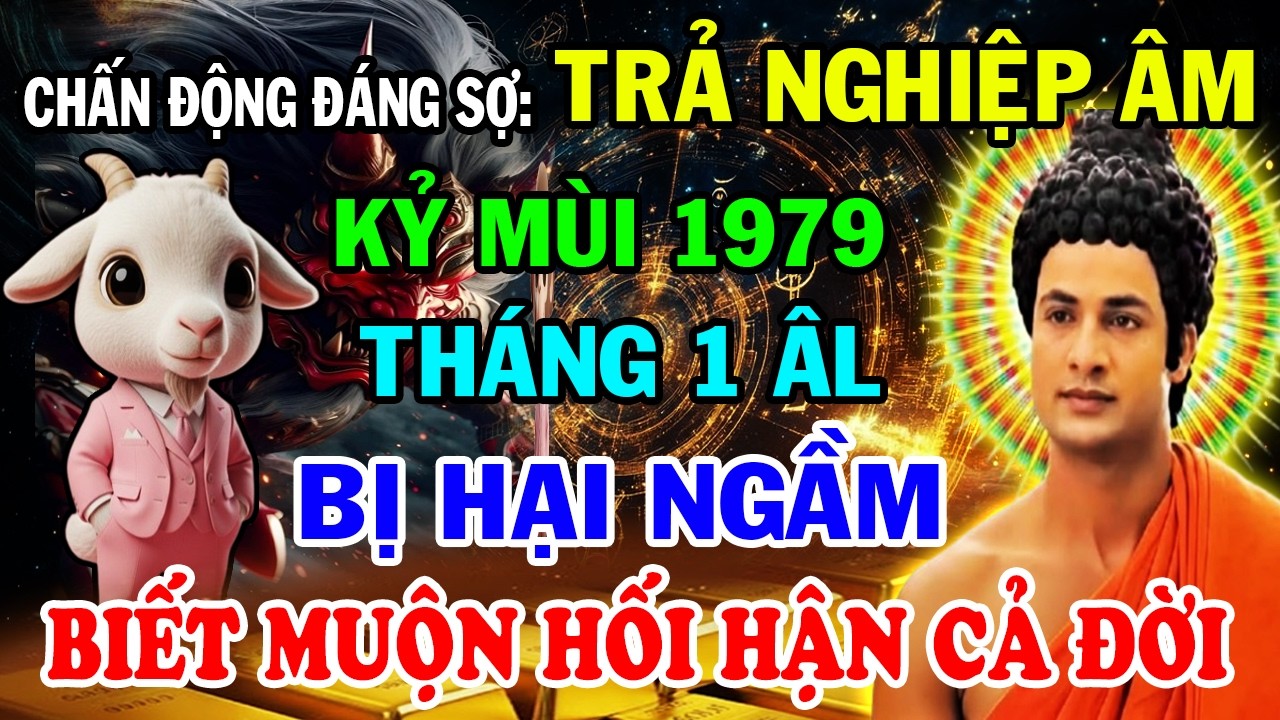 Chấn Động Đáng Sợ: Kỷ Mùi 1979 Tháng 1 ÂL Trả Nghiệp Âm, Bị Hại Ngầm Biết Muộn Hối Hận Cả Đời