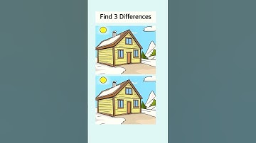 can you find 3 differences ?#quizsolvers #spotthedifference #logicpuzzles #games #shorts
