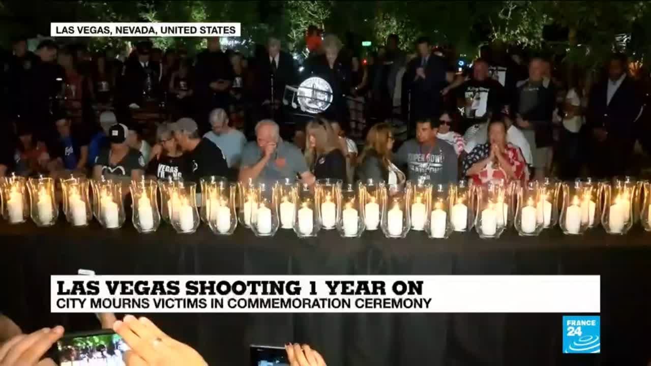 Las Vegas marks 1 year anniversary of the worst mass shooting in modern American history