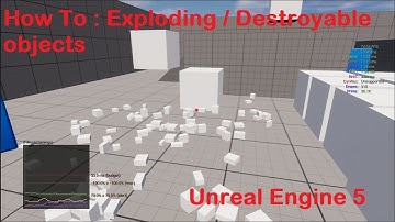 How To Tutorial : Make a destroyable or mineable object in Unreal Engine