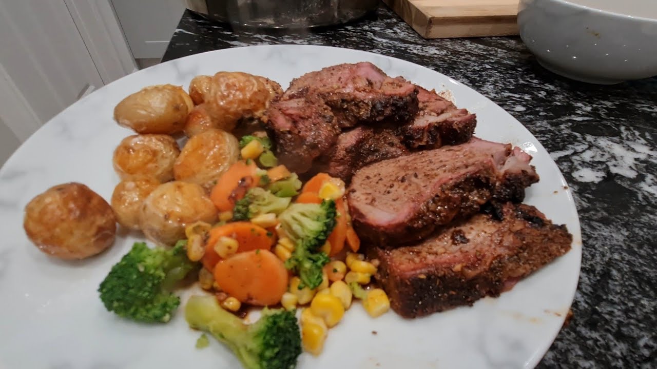 Roast Beef on Kamado Joe Jr. BBQ, 36 Day Aged Aberdeen Angus Beef. Flavour Injector YouTube