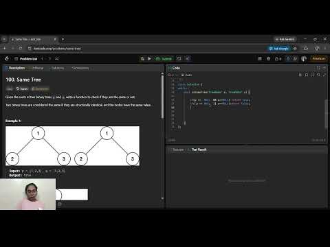 LeetCode 100 | Same Tree | Recursion Explained Step-by-Step | C++ Solution 🔥