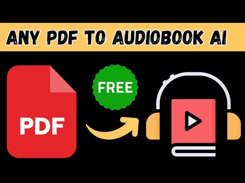 PDF to Audio AI Converter – Turn PDFs into Audiobooks for Free.