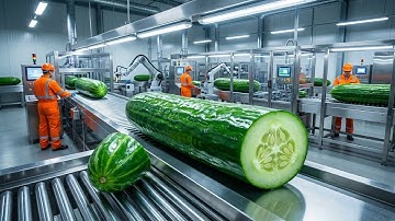 Inside the World’s Most Advanced Cucumber Factory – From Harvest to Perfect Fresh Produce