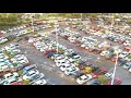 Sobrevolando 2 estacionamientos de Culiacán en Buen Fin 2017