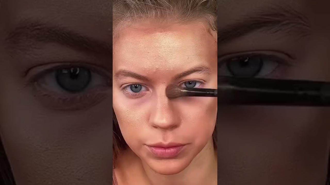 FULL FACE OF HIGHLIGHTER CHALLENGE! shorts YouTube