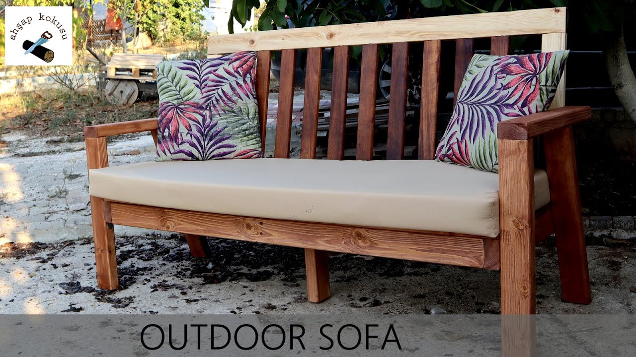 Ahsap Koltuk Yapimi How To Make An Outdoor Sofa Youtube Modern Outdoor Sofas Home Decor Furniture