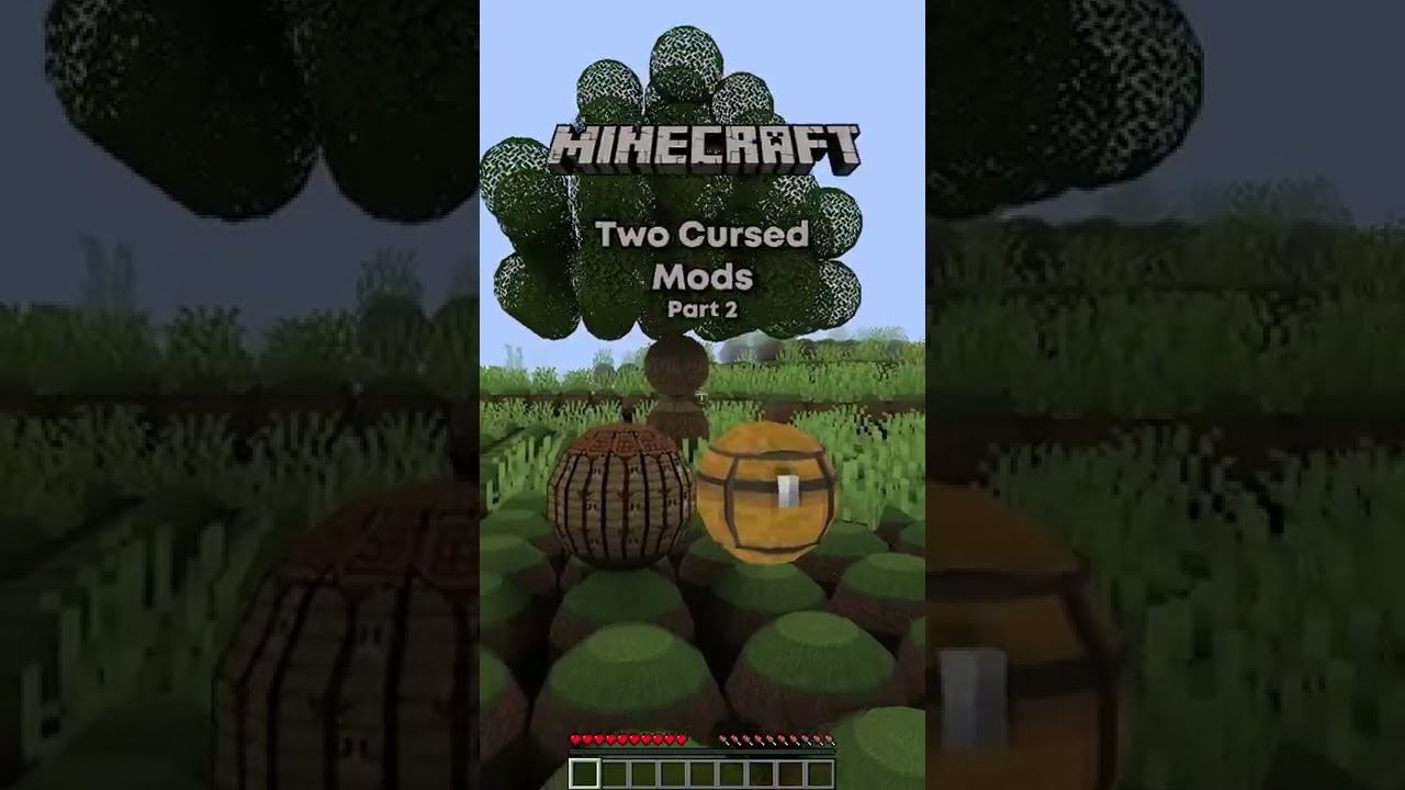 Minecraft, But EVERYTHING IS SPHERES!🤯 (Cursed Mods Pt. 2)