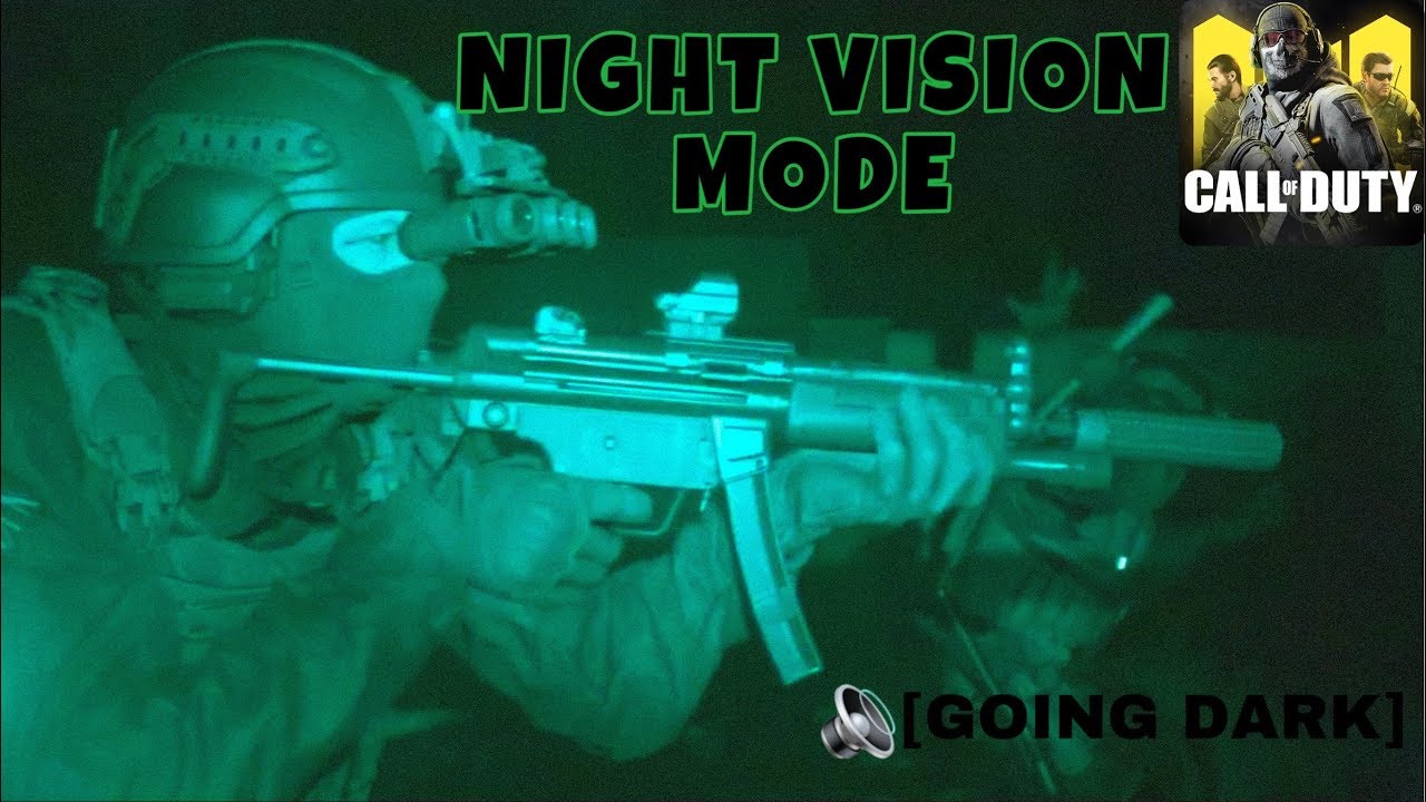 Call Of Duty Mobile But in Night Vision Mode! - YouTube