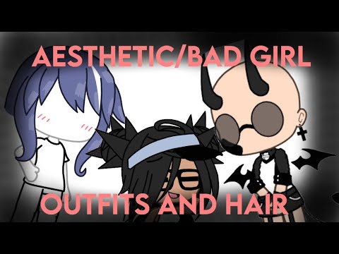 Aesthetic Bad Girl Outfits And Hair Gacha Life Youtube