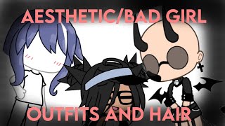 Aesthetic Bad Girl Outfits And Hair Gacha Life Youtube