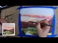 Watercolor Painting of a Southwest Landscape | Speed Painting