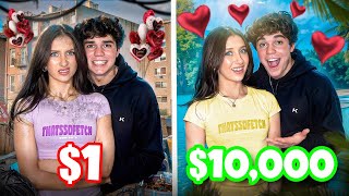 $1 VS $10,000 Valentine's DATE!!