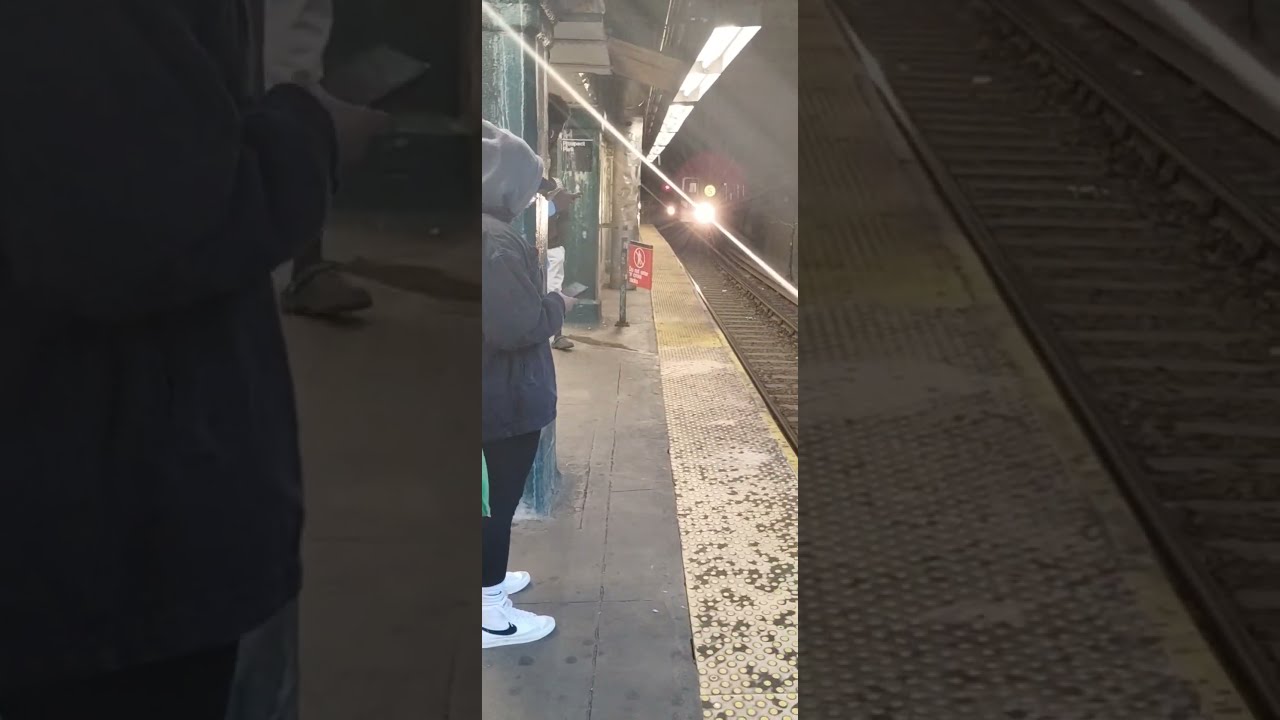 R68 S Train Enters Prospect Park